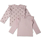 Organic Ruffle Long Sleeve Top Set of 2