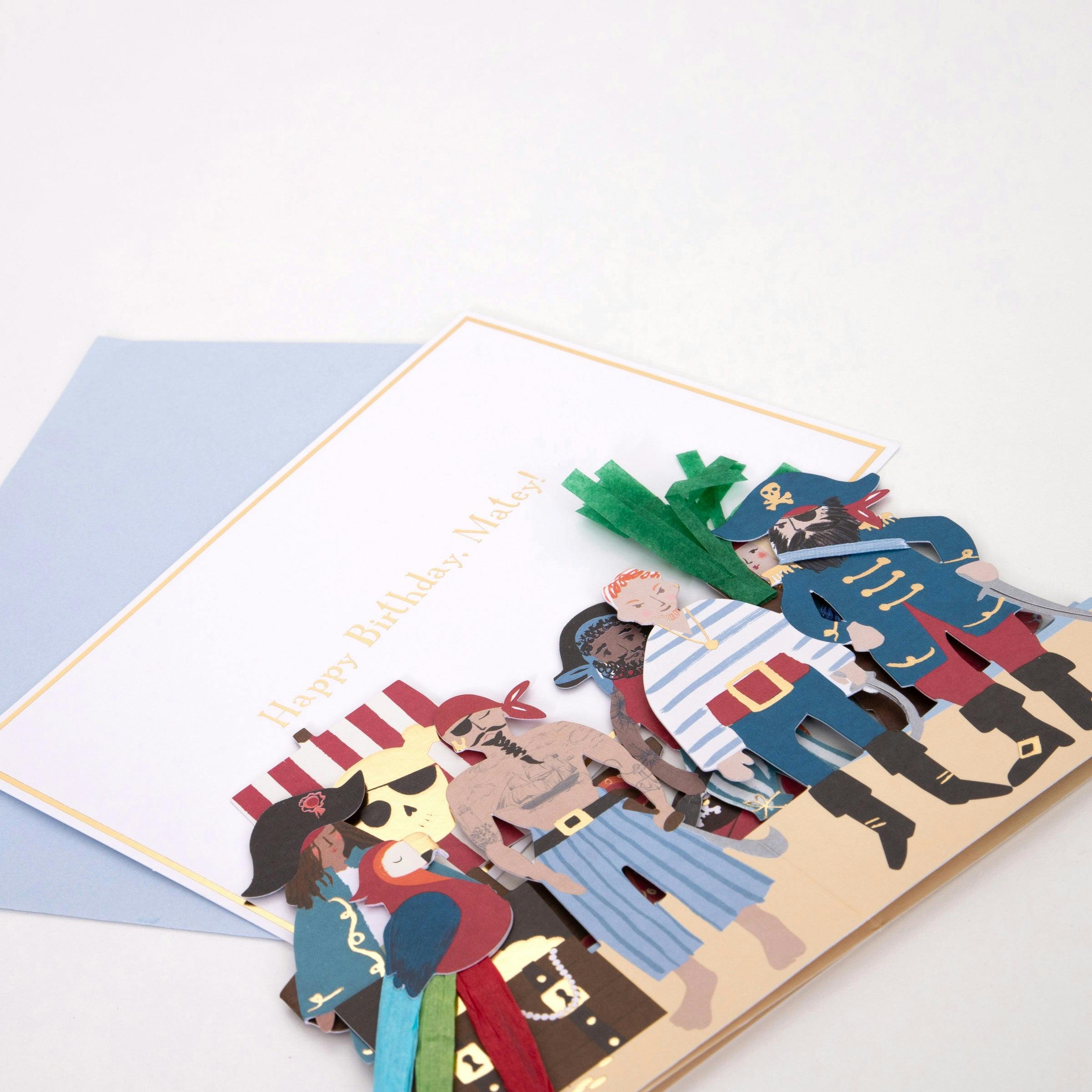 Pirates Birthday Card