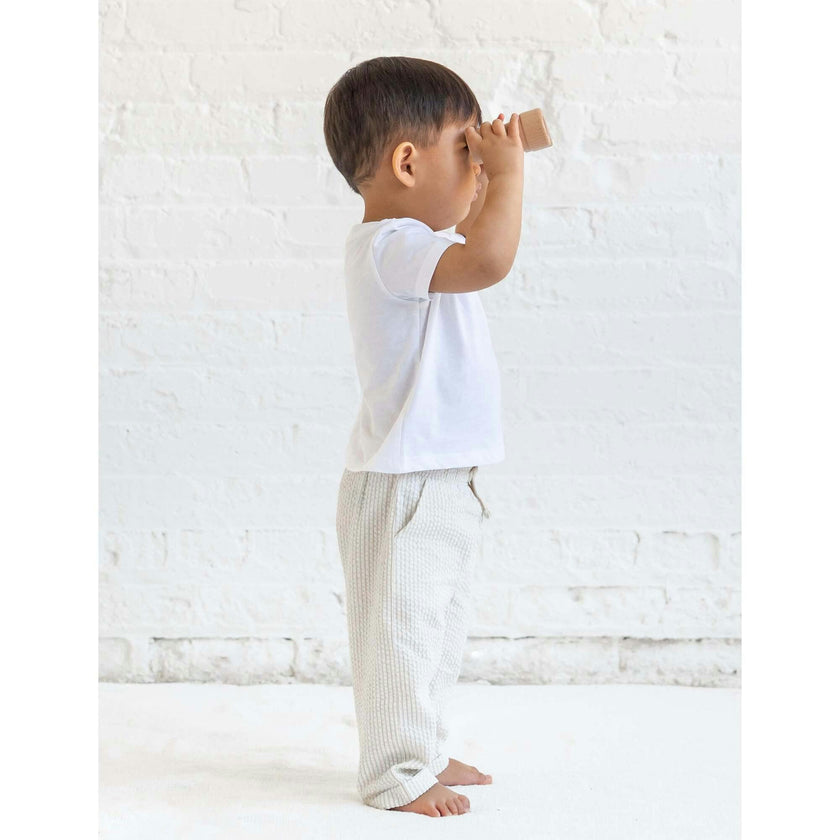 Merrit Seersucker Pant - Dune Stripe