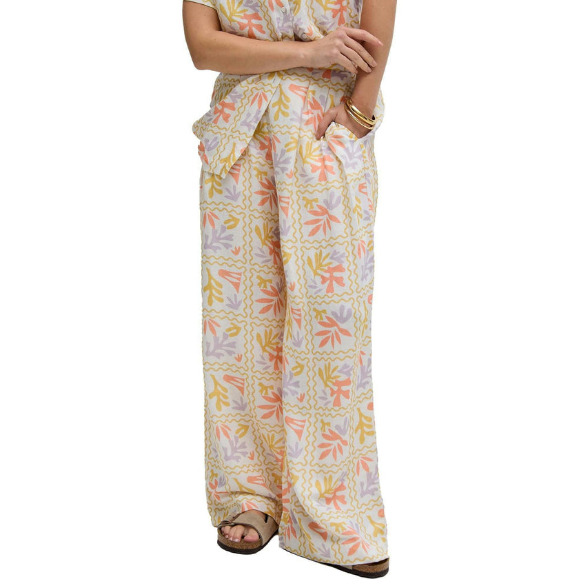 Matisse Wide Leg Patchwork Floral Print Trouser