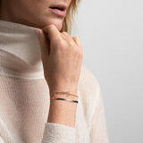 Women's Personalized Double Wrap Bracelet, Sapphire Blue
