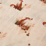Floral Mini Lovey Two-Layer Muslin Security Blanket