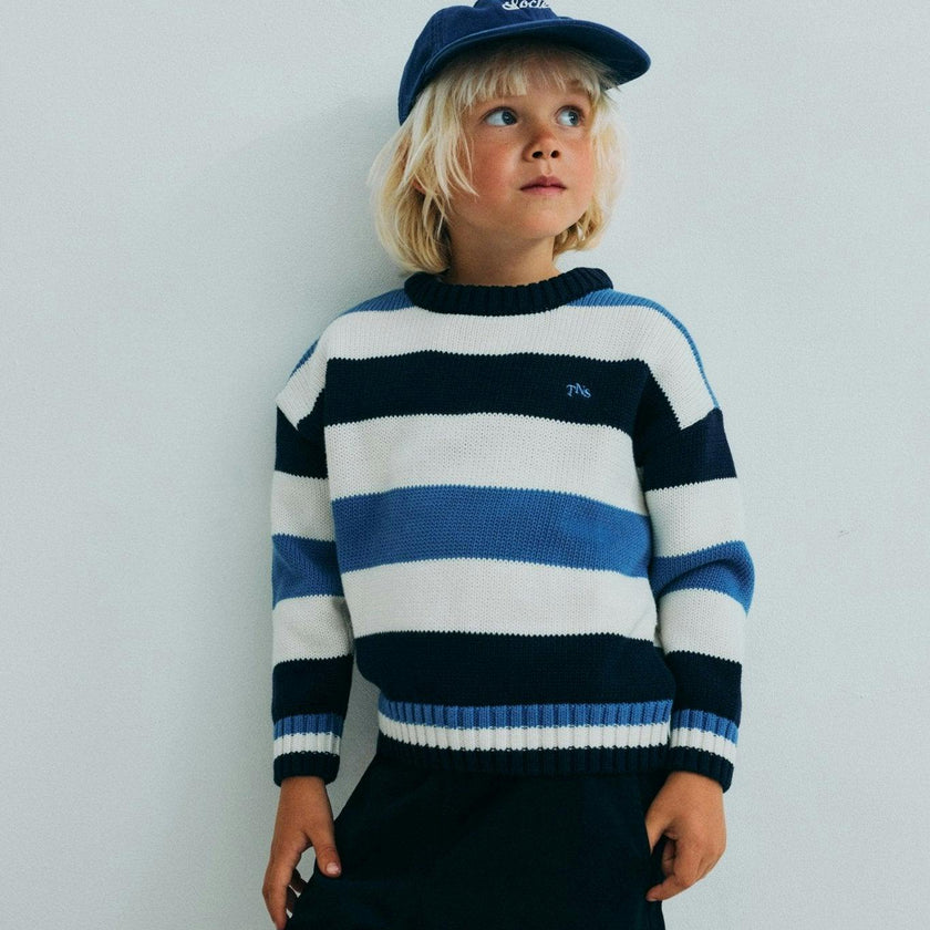 Celosia Jumper Summer Midnight Stripes