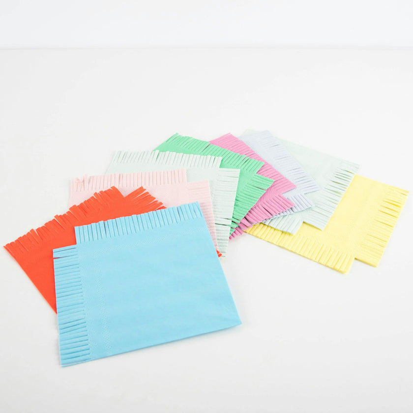 Assorted Bright Large Napkins