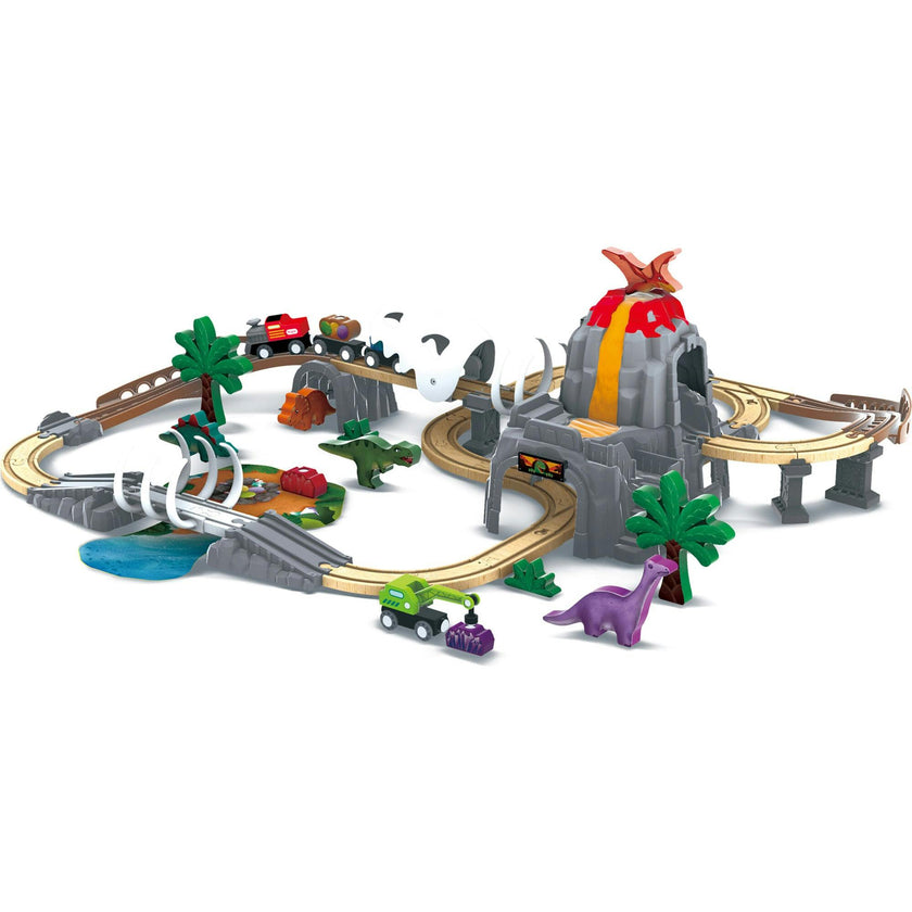 Hape: Railway Adventure Set - 61pc Train Playset