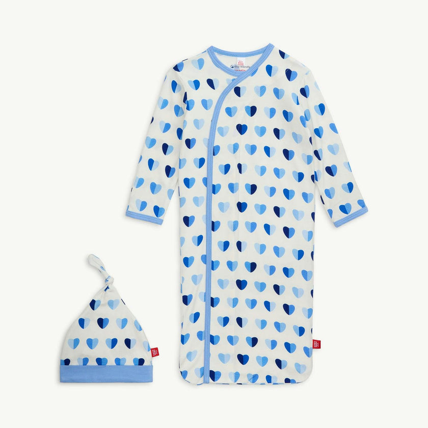 Magnetic Gown & Hat Set BLUE XOXO