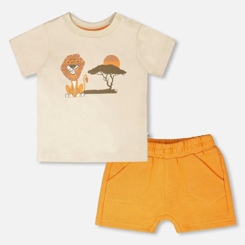 Organic Cotton T-Shirt And Short Set