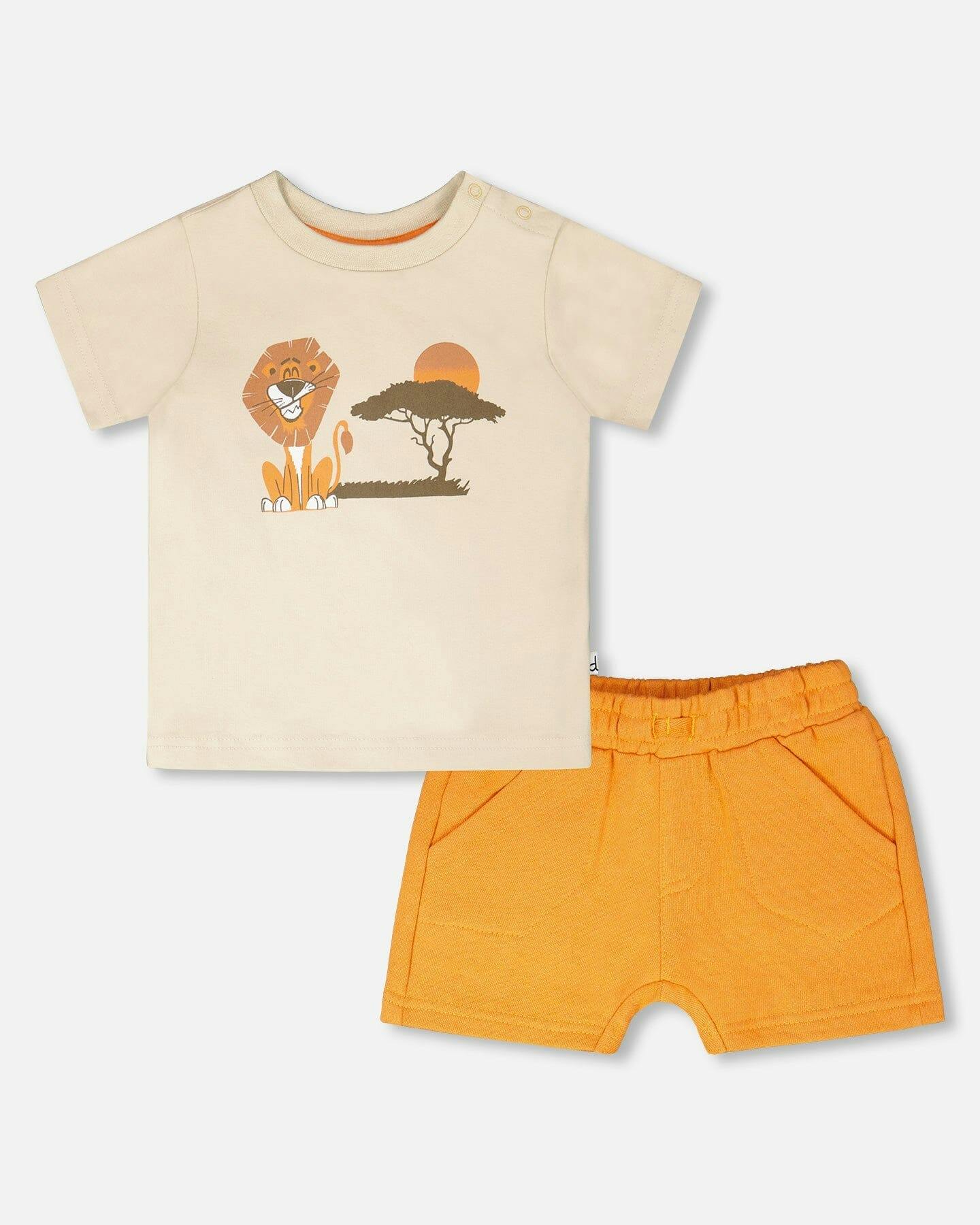 Organic Cotton T-Shirt And Short Set