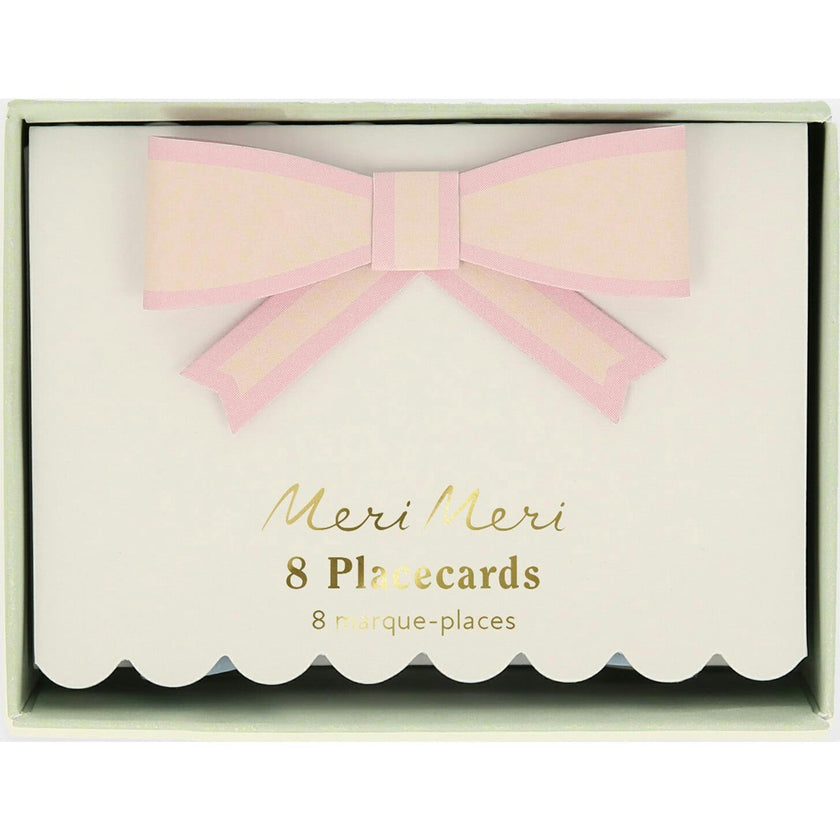 Pastel Bow Place Cards