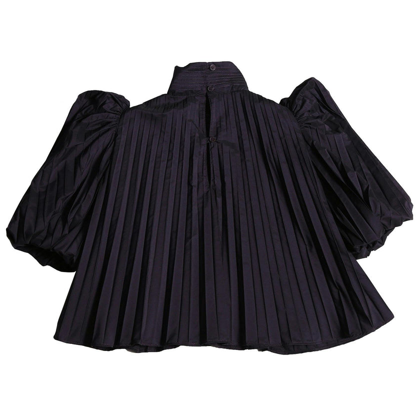 TIA CIBANI Genoveva Pleated Blouse