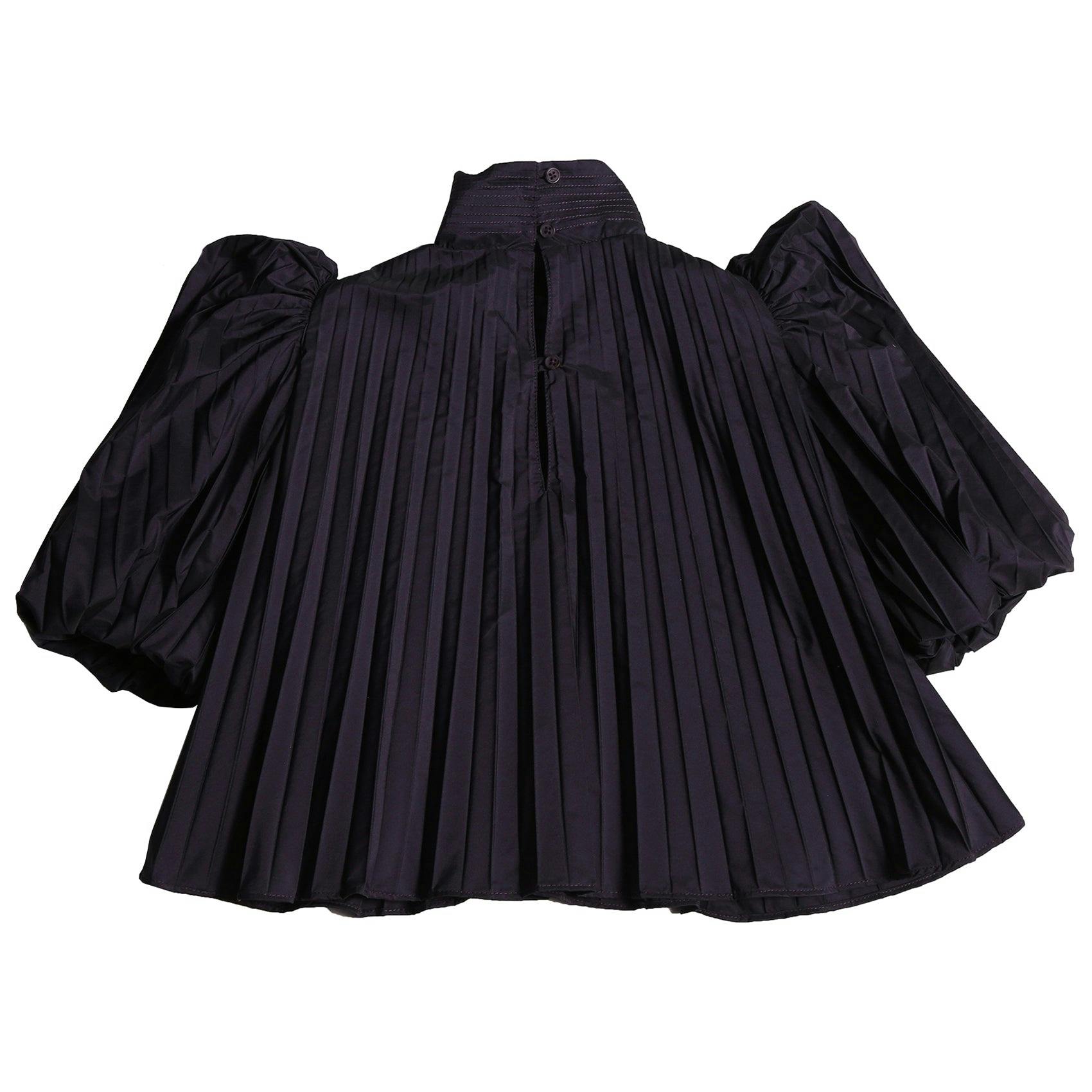 TIA CIBANI Genoveva Pleated Blouse
