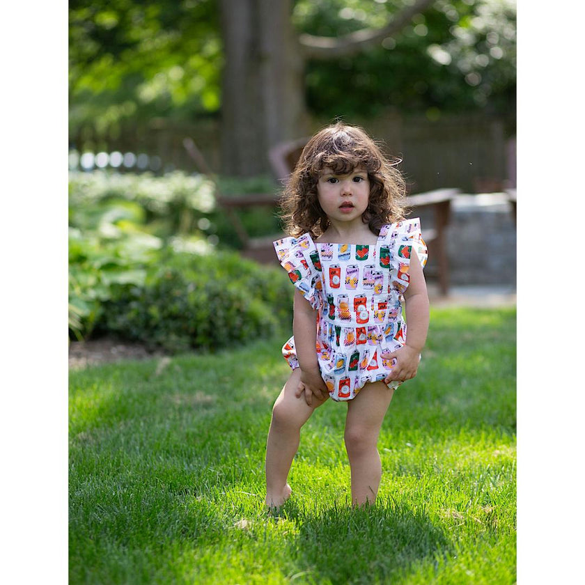 Bubble Romper in Soda Pop