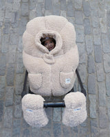 Car Seat Cocoon - Teddy