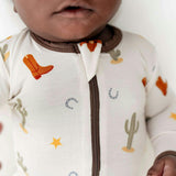 Western Zippered Footie