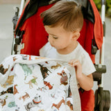 Cotton Muslin Baby Quilt - Woof