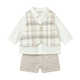 White & Beige Formal Set