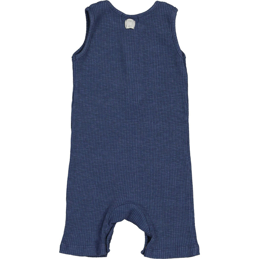 Ribbed Sleeveless Romper