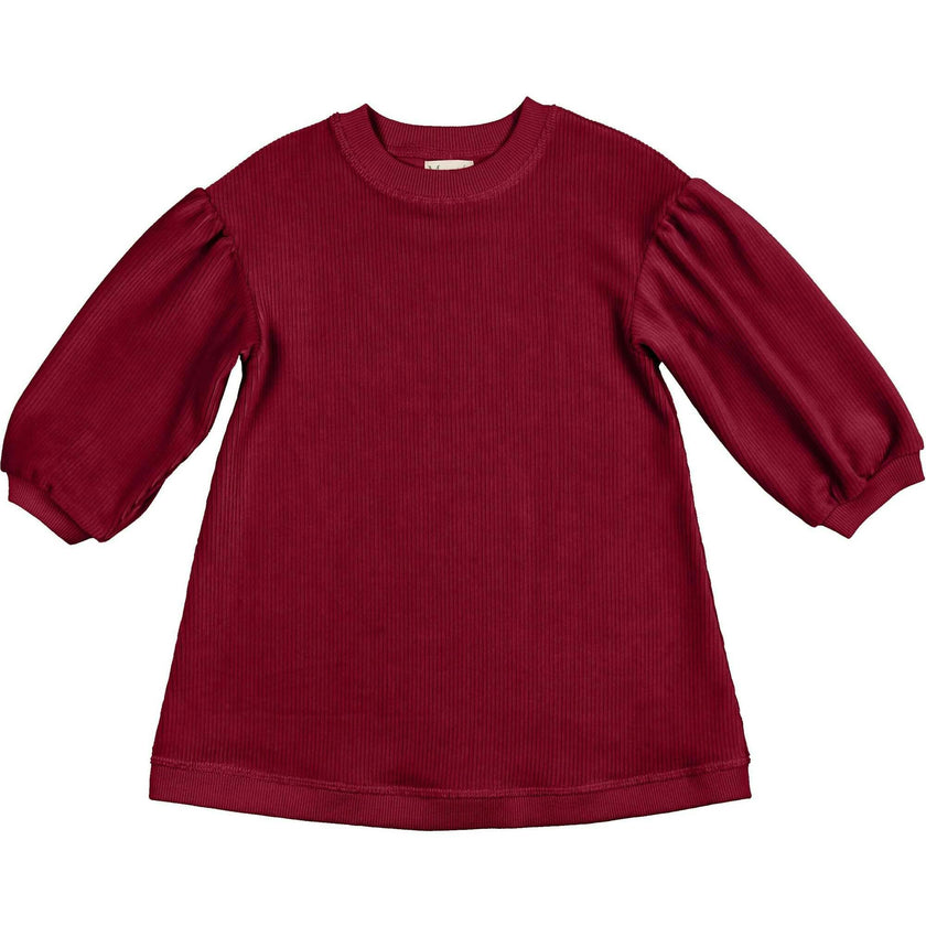 Corduroy And French Terry Dress