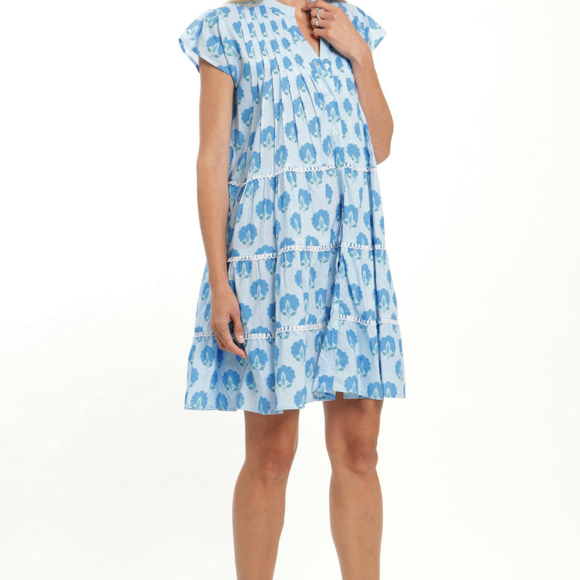Dalia Dress - Deep Sky