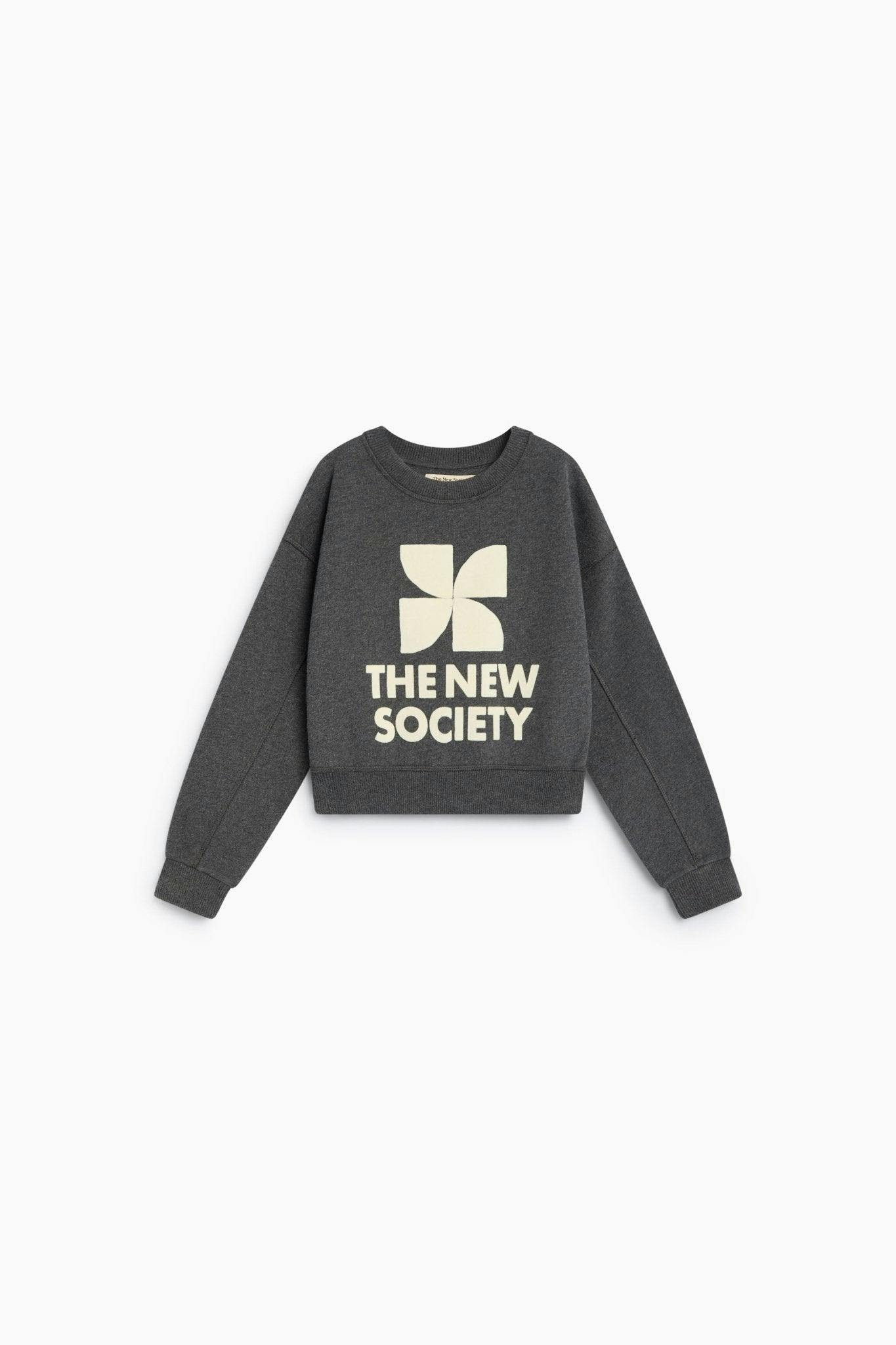 TNS Logo Sweatshirt Dark Grey Melange