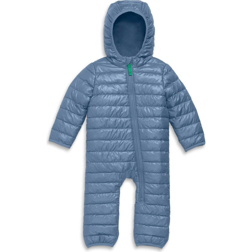 Baby lightweight puffer suit in solids