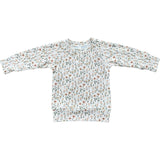 Girl's Raglan Sweatshirt Slate Daisy