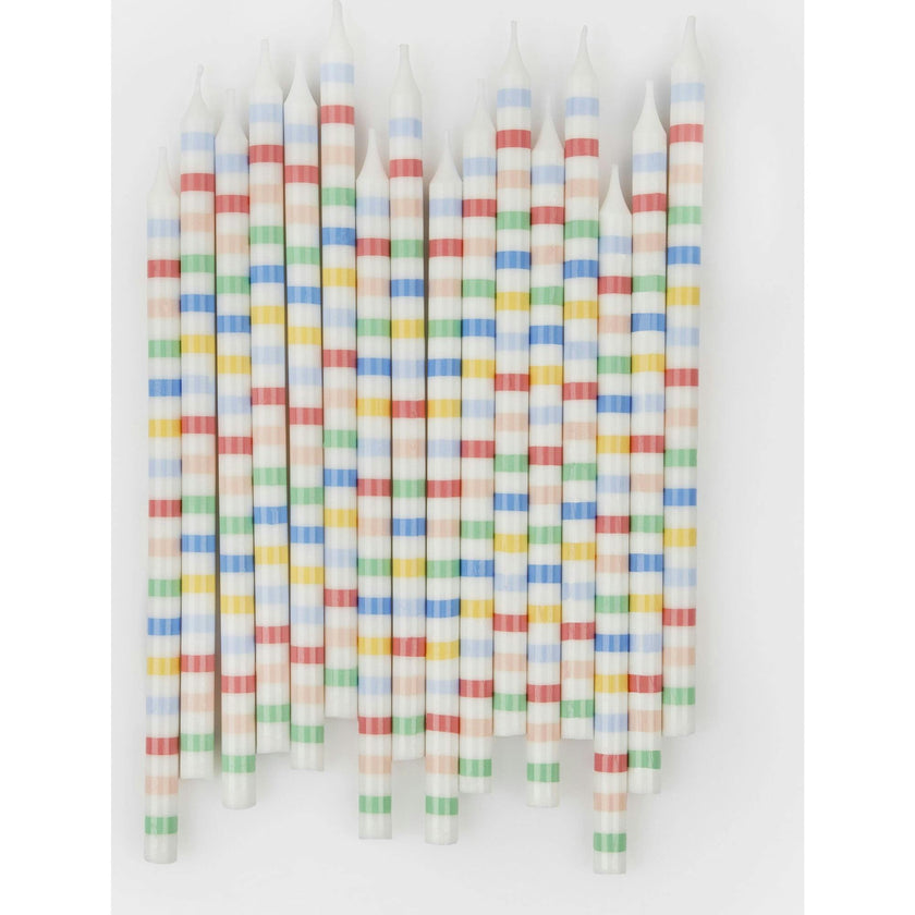 Multi Stripe Candles