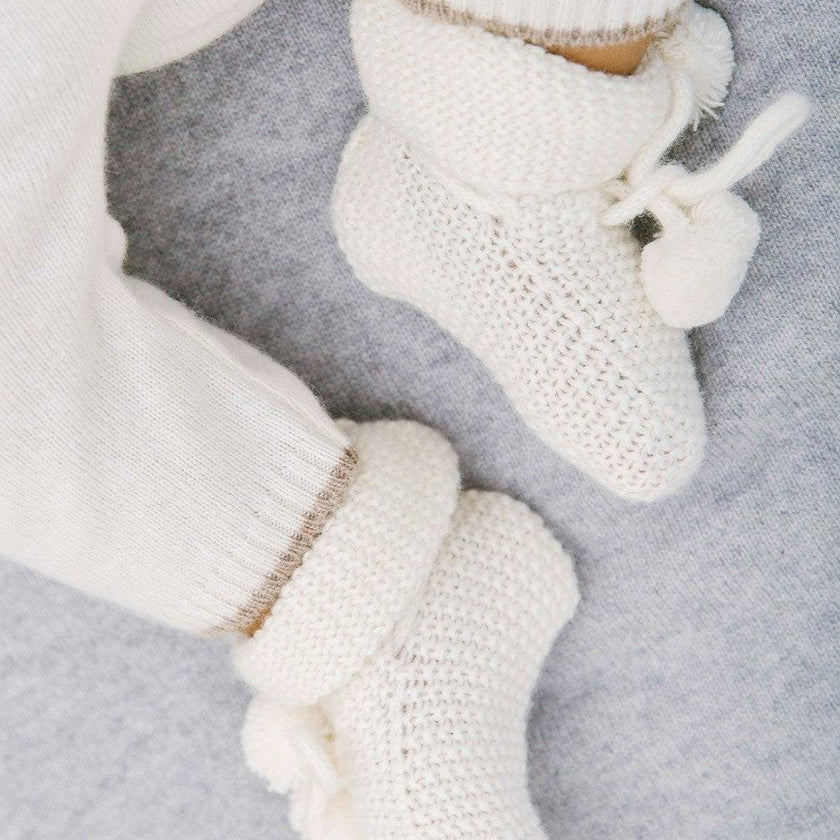 Baby Booties in White