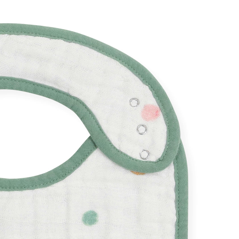 Cotton Muslin Classic Bib 3 Pack - Party Animals