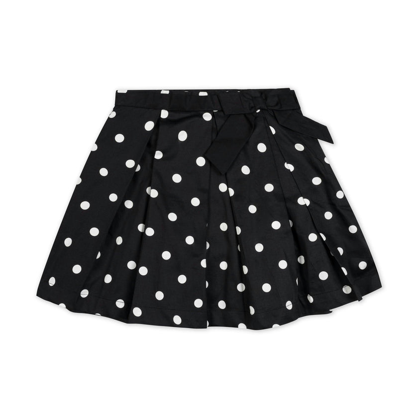 Organic Pleated Party Skirt with Bow