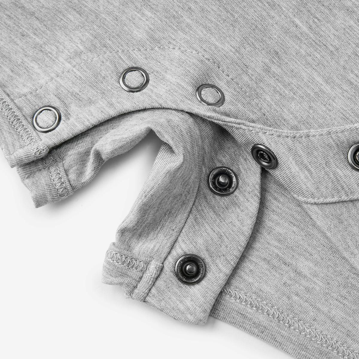 Grey Melange Luxe Solid Shortall