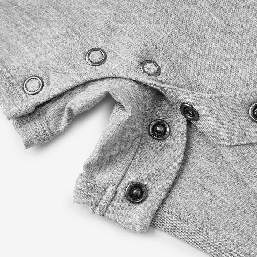 Grey Melange Luxe Solid Shortall