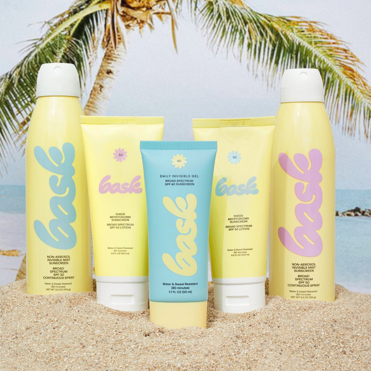 Bask Suncare brand logo
