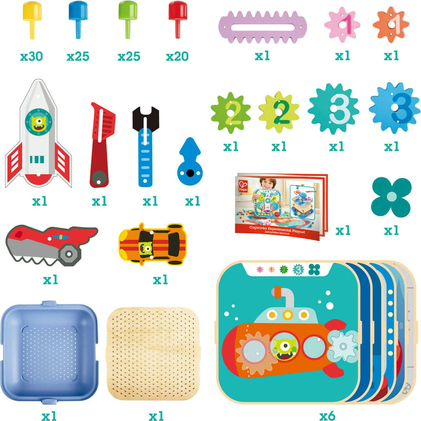 Hape: Cogworks Experimental Playset&nbsp;- STEM Engineering Toy