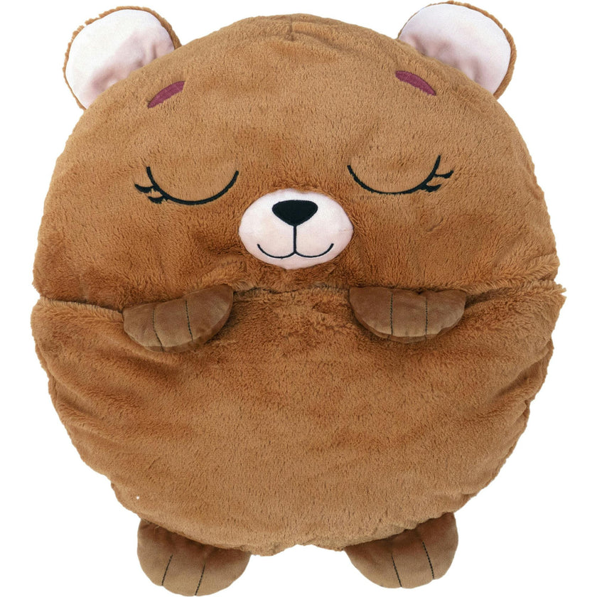 Happy Nappers: Pillow & Sleepy Sack: Large - Benny The Brown