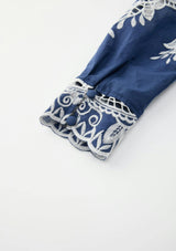 Maia Embroidery Mini Dress