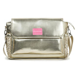 Metallic diaper bag