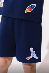 Navy Space Boys Short Set