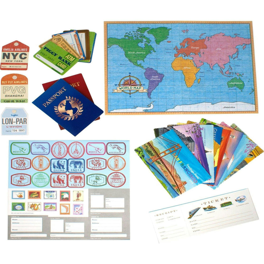 World Traveler Pretend and Role Play Activity Set