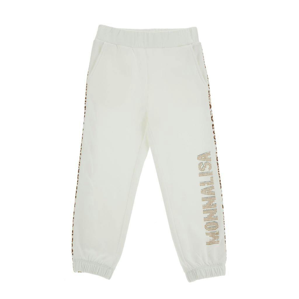 White Logo Sweatpants