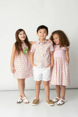 Pink Palms Shift Dress