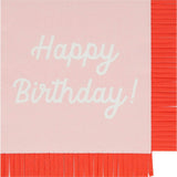 Mixed Happy Birthday Small Napkins