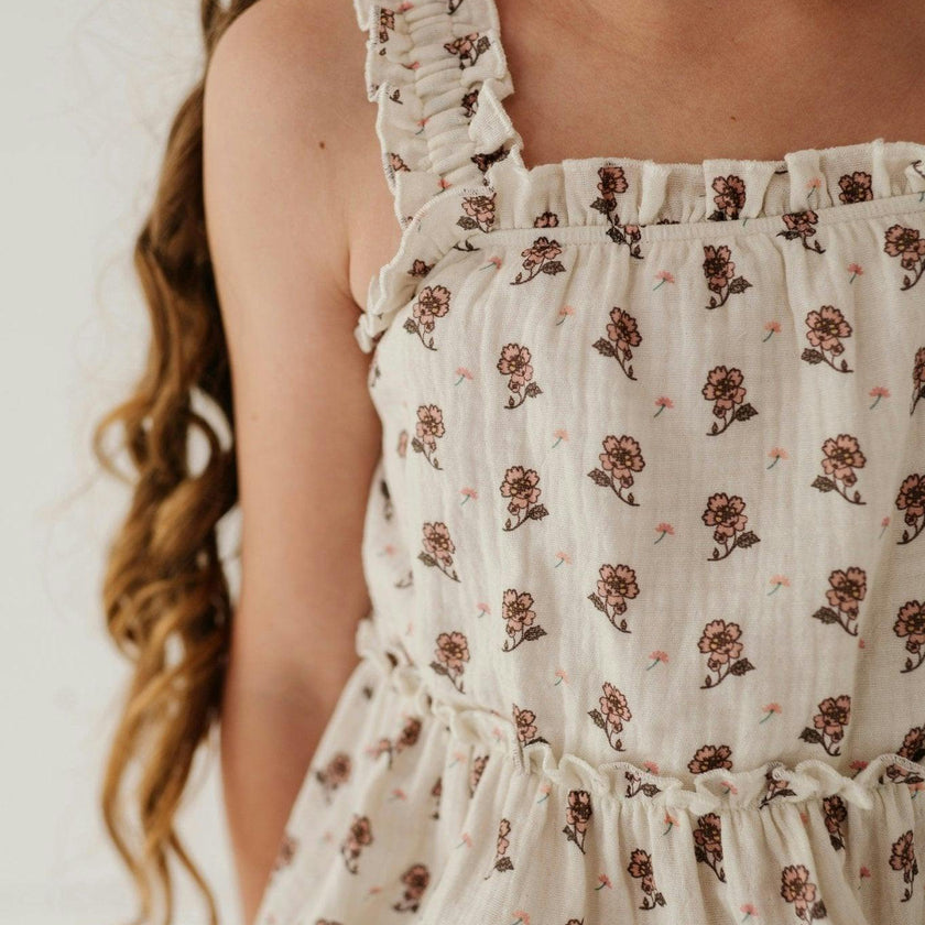 Ruffle Gauze Tank