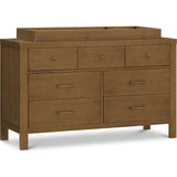 Nantucket 7-Drawer Assembled Dresser in Natural Walnut