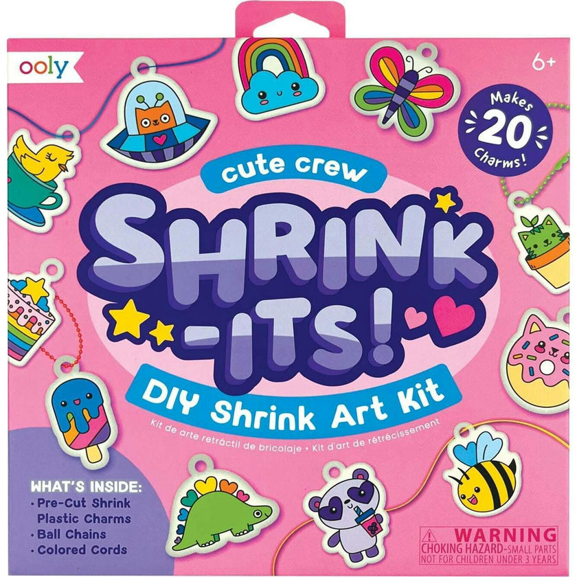 Shrink-its! DIY Shrink Art Kit - Cute Crew - 20 Charms