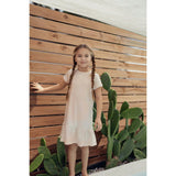 Printed Gauze Short Sleeve Dress