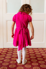 Mini Cassian Dress in Hot Pink