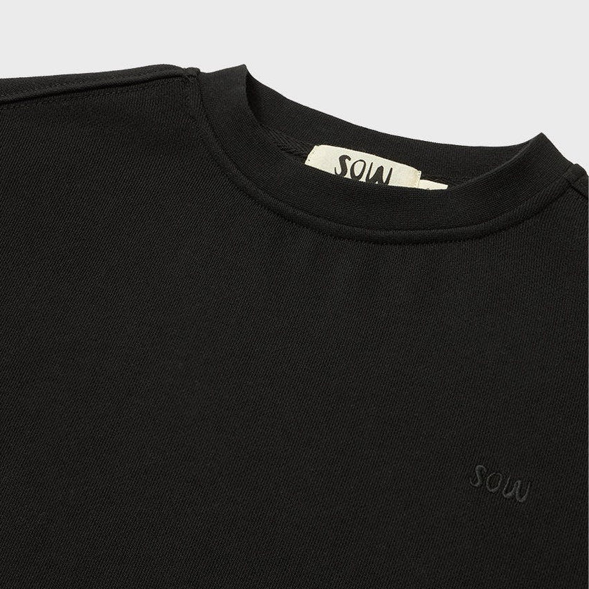 Relaxed Cotton Sweatshirt With Embroidery