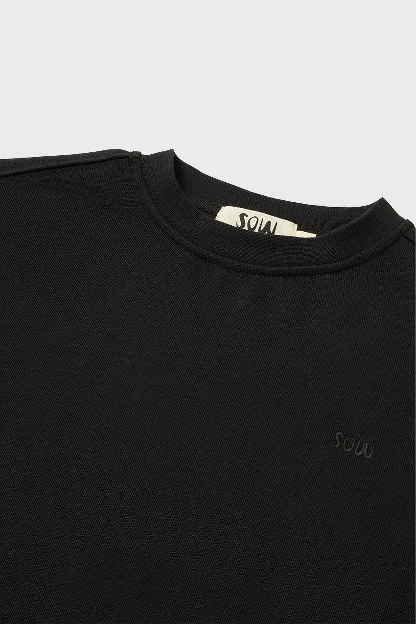 Relaxed Cotton Sweatshirt With Embroidery