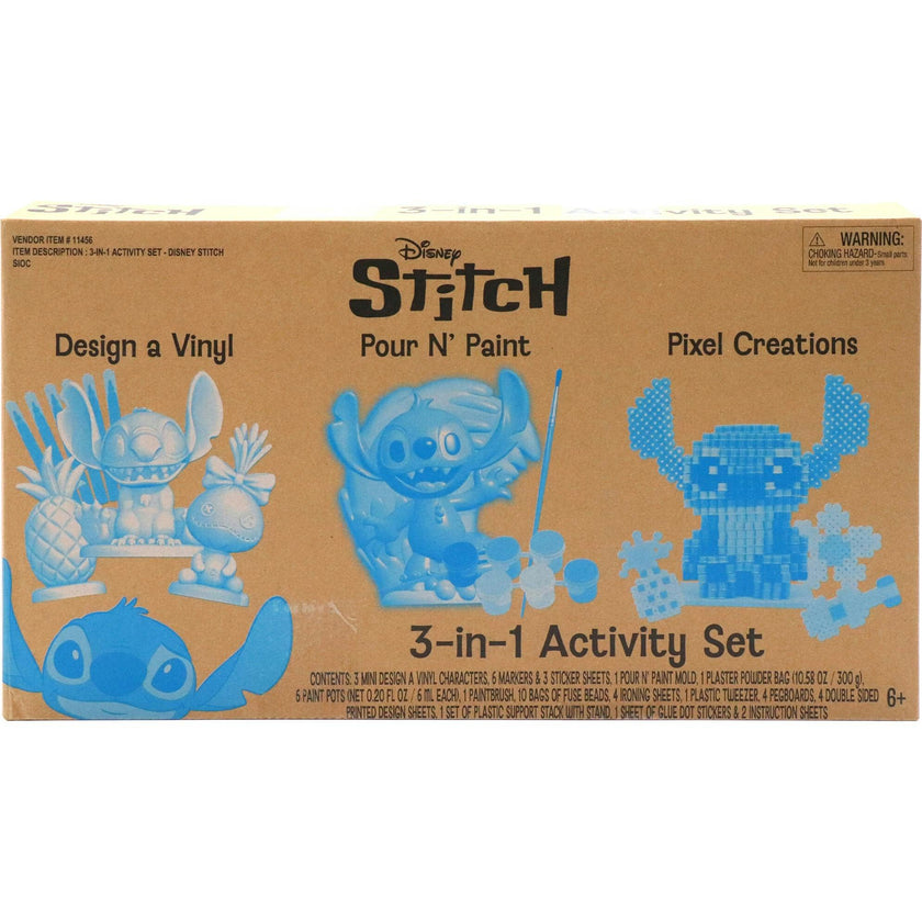 3-In-1 Activity Set: Disney Stitch